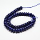Natural Lapis Lazuli Bead Strands US-G-O075-04A-2