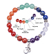 SUNNYCLUE Natural Gemstone Beads Stretch Bracelets US-BJEW-SC0001-02-3