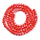 Electroplate Glass Beads Strands US-EGLA-A034-P6mm-A10-3