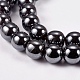 Non-Magnetic Synthetic Hematite Beads Strands US-G-H1624-8mm-1-3