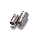 304 Stainless Steel Locking Tube Magnetic Clasps US-STAS-H019-3-2