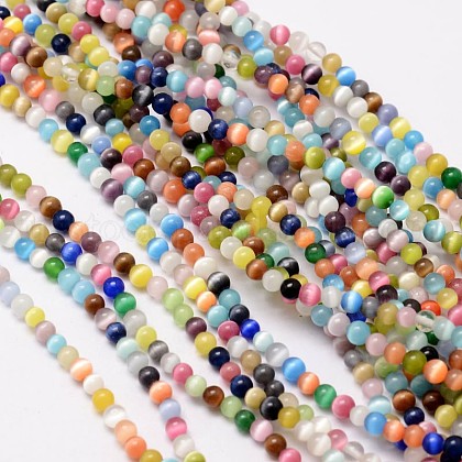 Cat Eye Beads Strands US-CE-M011-4mm-C-1