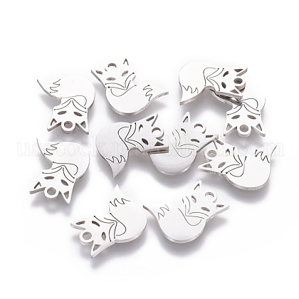 304 Stainless Steel Charms US-STAS-Q201-T420-1