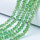 Electroplate Glass Beads Strands US-EGLA-A034-T10mm-B11-1