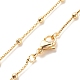 Brass Satellite Chains Necklace for Women US-NJEW-P265-05G-1