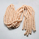 Opaque Solid Color Crystal Glass Rondelle Beads Strands US-GLAA-F027-A02-3