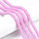 Handmade Polymer Clay Beads Strands US-CLAY-R089-6mm-057-5