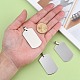 201 Stainless Steel Stamping Blank Tag Pendants US-STAS-O044-P122-4