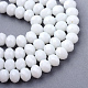 Faceted Solid Color Glass Rondelle Bead Strands US-GLAA-Q044-8mm-13-2