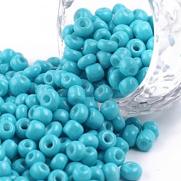 Baking Paint Glass Seed Beads US-SEED-S003-K10