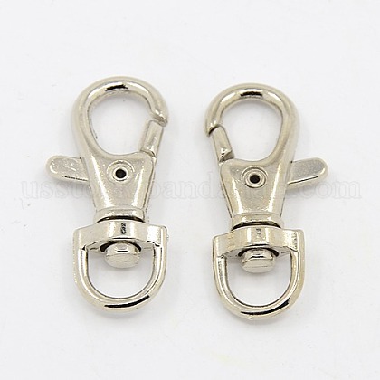 Alloy Swivel Lobster Claw Clasps US-E547Y-1
