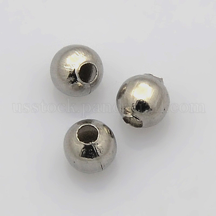 Round 316 Surgical Stainless Steel Spacer Beads US-STAS-N032-02-4mm-1