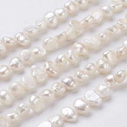 Natural Cultured Freshwater Pearl Beads Strands US-PEAR-P002-54-1