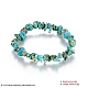Natural Turquoise Chips Stretch Bracelets US-BJEW-BB16534-F-3