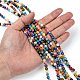 Handmade Millefiori Glass Beads Strands US-LK13-5