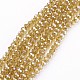 Electroplate Glass Beads Strands US-GR6MMY-12AB-1