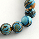 Round Dyed Gemstone Beads Strands US-G-R251-02C-1