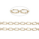 Brass Textured Oval Link Chains US-CHC-S004-07G-1