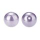 10mm About 100Pcs Glass Pearl Beads Medium Purple Tiny Satin Luster Loose Round Beads in One Box for Jewelry Making US-HY-PH0001-10mm-116-3