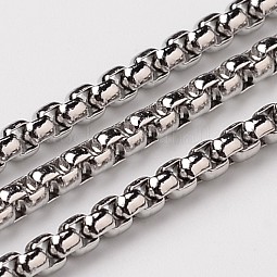 304 Stainless Steel Box Chains US-CHS-L015-20