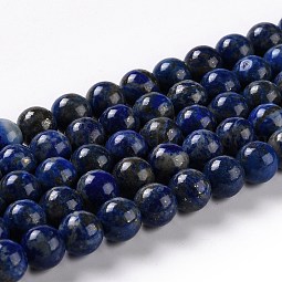 Natural Lapis Lazuli Beads Strands US-G-G423-8mm-A
