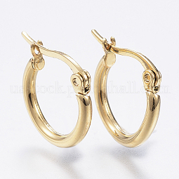304 Stainless Steel Hoop Earrings US-EJEW-N0016-11G-A