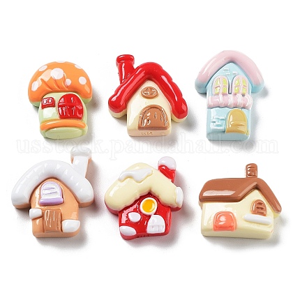 Opaque Resin Cabochons&nbsp;US-RESI-H155-09-1