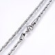 304 Stainless Steel Rope Chain Necklaces US-NJEW-F226-03P-06-2