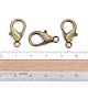 Zinc Alloy Lobster Claw Clasps US-E107-AB-4