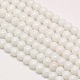 Eco-Friendly Round Baking Paint Glass Beads Strands US-HY-A003-8mm-M-2