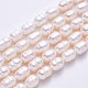 Natural Cultured Freshwater Pearl Beads Strands US-A23WB011-2