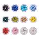 1 Pack of 12 Color Polymer Clay Rhinestone Pave Disco Ball Beads Sets 10mm Diameter with Individual Boxes US-RB-PH0004-01-1