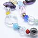 Glass Beads Strands US-GLAA-F081-12-3