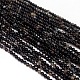 Natural Black Onyx Beads Strands US-G-H1567-8MM-3