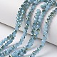 Electroplate Glass Beads Strands US-EGLA-A034-J10mm-S03-1