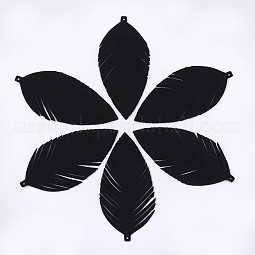 Eco-Friendly Sheepskin Leather Big Pendants US-FIND-S301-12A