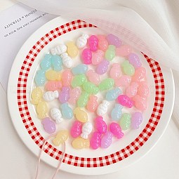 Opaque Acrylic Beads US-OACR-H038-36