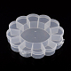 Flower Plastic Bead Storage Containers US-CON-Q023-21-1