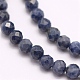 Natural Sapphire Beads Strands US-G-F509-18-4mm-5