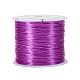 0.8mm Purple Elastic Wire Stretch Polyester Threads Jewelry Bracelet Beading String Cords US-EW-PH0001-0.8mm-01A-3