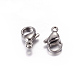 Jewelry Findings Original Color Stainless Steel Lobster Claw Clasps US-X-STAS-E002-1