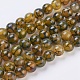 Natural Dragon Veins Agate Beads Strands US-G-G515-10mm-02A-1
