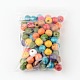 Mixed Round Natural Wood Beads US-X-TB12mmY-5