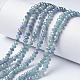 Electroplate Glass Beads Strands US-EGLA-A034-J10mm-G05-1