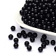 6MM Black Chunky Bubblegum Acrylic Round Solid Beads US-X-PAB702Y-7-1