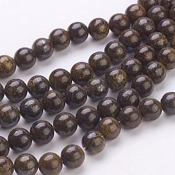 Natural Bronzite Beads Strands US-G-Q605-25