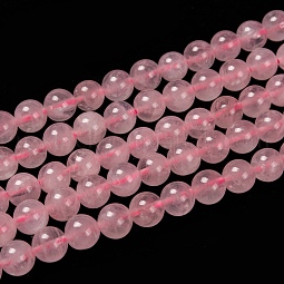 Natural  Rose Quartz Beads Strands US-G-L104-8mm-01