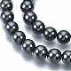 Non-magnetic Synthetic Hematite Beads Strands US-G-Q892-8mm-2