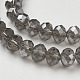 Electroplate Glass Beads Strands US-GR6MMY-9AB-2