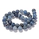 Natural Blue Aventurine Beads Strands US-G-F380-8mm-3